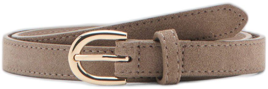 Suede leather belt