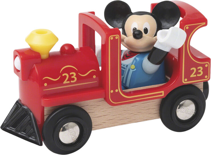 Brio Mickey Mouse og lokomotiv