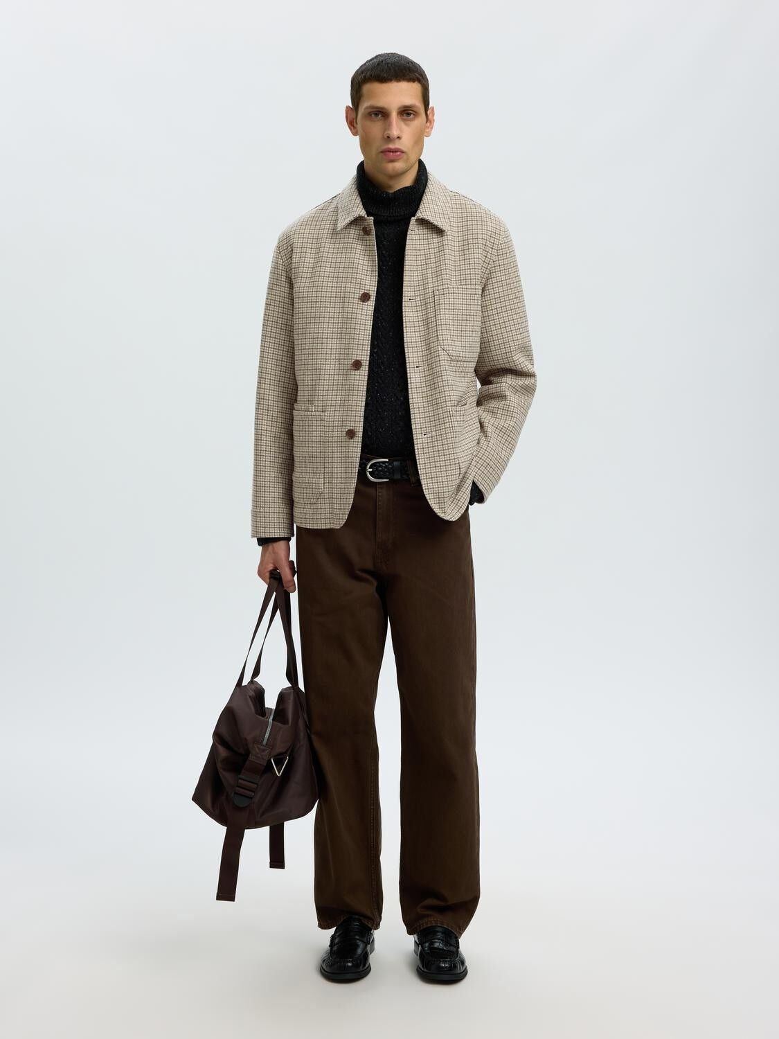 Slm-Landon Wool Blend Hybrid Blazer Noos