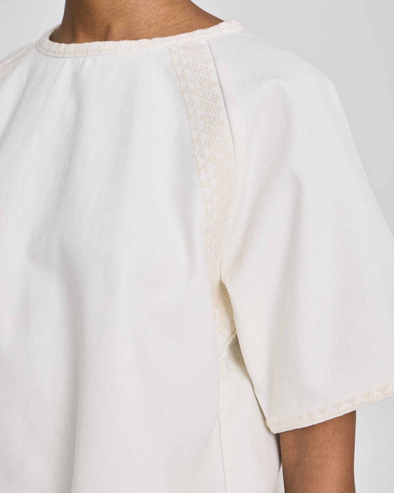 Angie S/S Cotton Twill Blouse