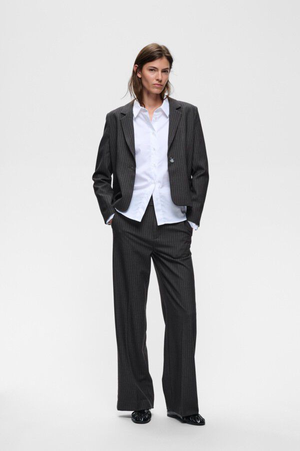 YuktaIW Pinstripe Blazer