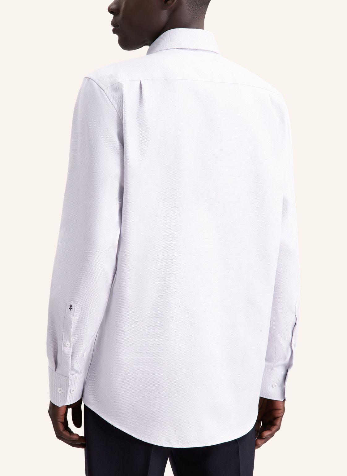 Business shirt Regular 1/1 Covered-Button-Down-Collar Struc