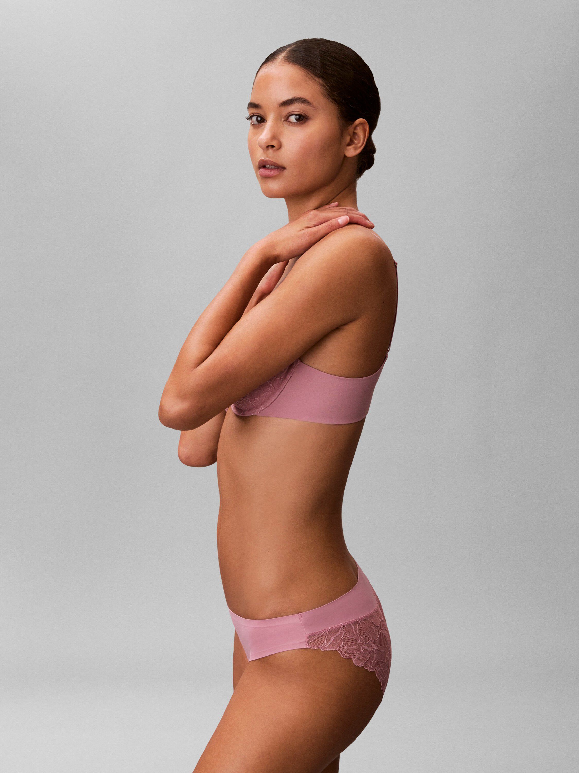 Lace Trim Microfibre Briefs