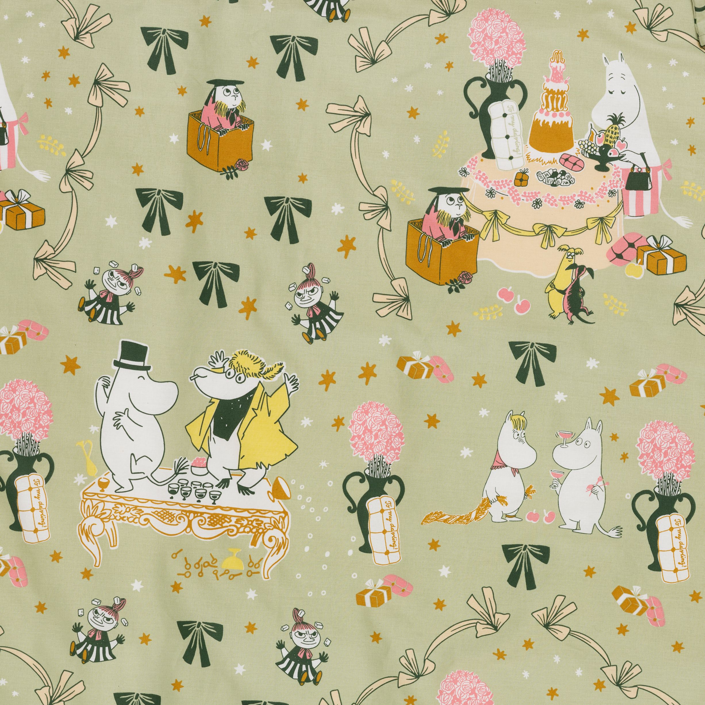 Moomin pudebetr&aelig;k 50x60cm Gift of Love, GOTS