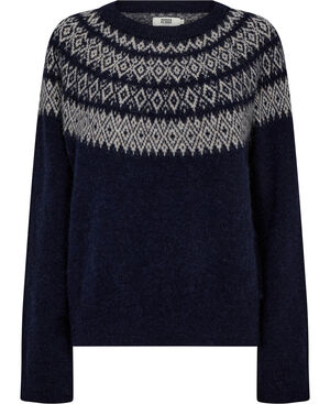 Cindi 9 Striksweater - Alpakamix RWS