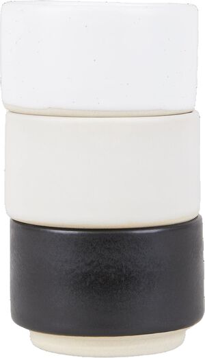 Otto Mug Black w/out handle Black