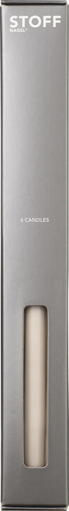 STOFF candles by Ester&Erik - 6 stk i gaveæske, sand