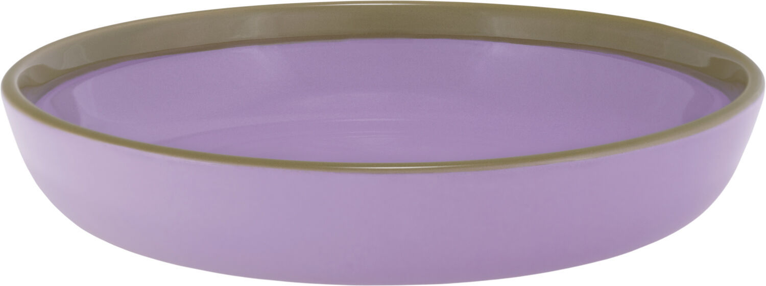 Play sk&aring;l/tallerken 22cm lilla-oliven