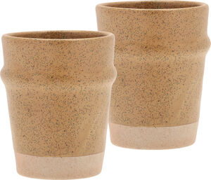 Mugg Evig 0,35 liter 2 st Amber Porslin