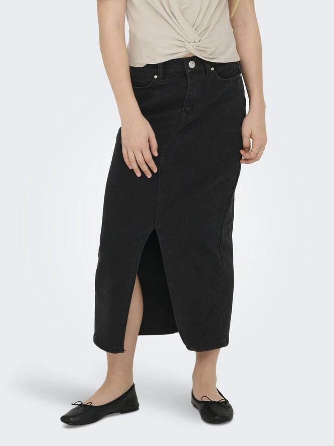 KOGSIRI FRONT SLIT SKIRT WB DNM GU
