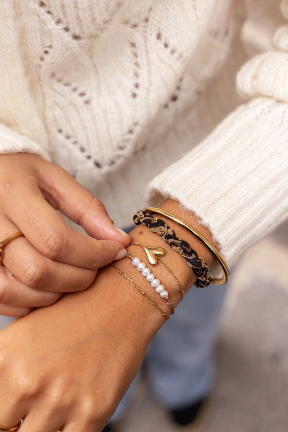 Bracelet heart horizontal