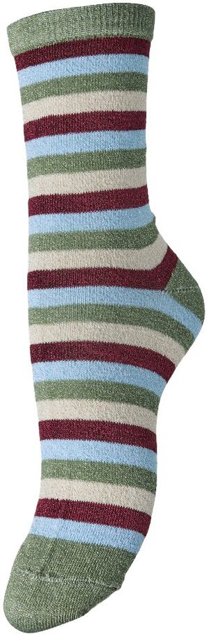 PCSEBBY GLITTER STRIPED SOCKS