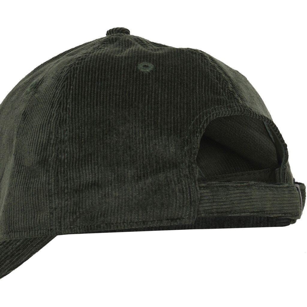 Corduroy badge cap