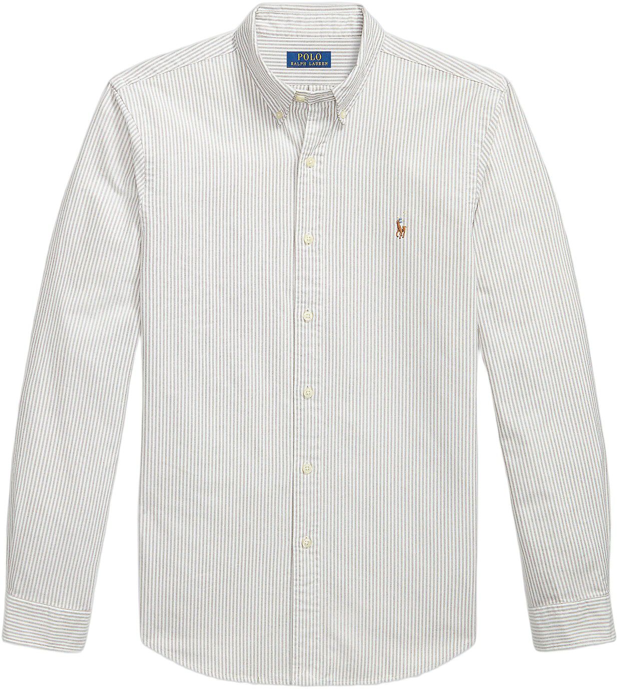 Slim Fit Striped Oxford Shirt