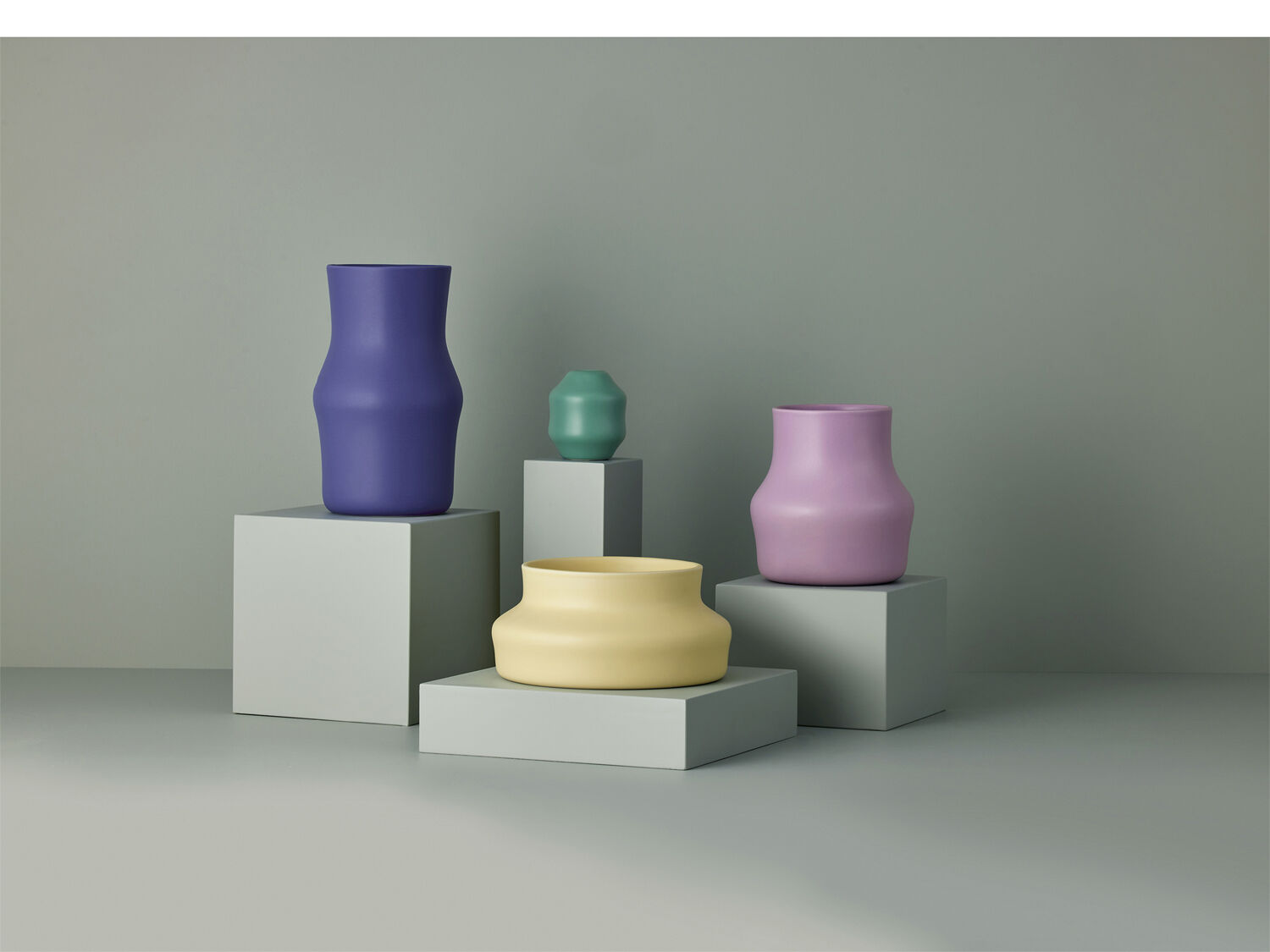 Vas Dorotea 9 x 10 cm Sea Green Keramik