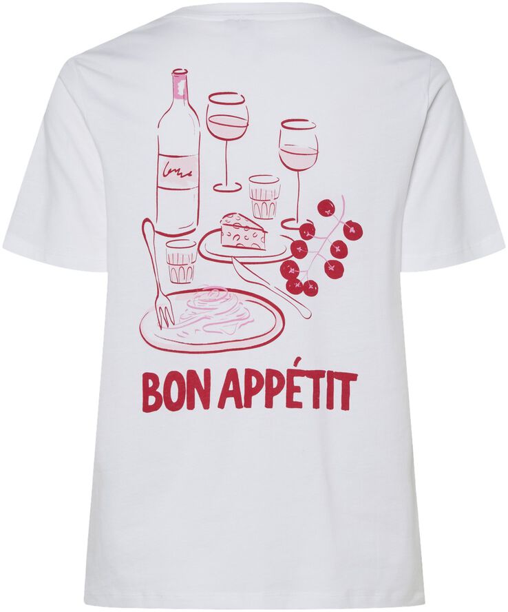 PCTALIA SS PRINTED T-SHIRT JRS BC