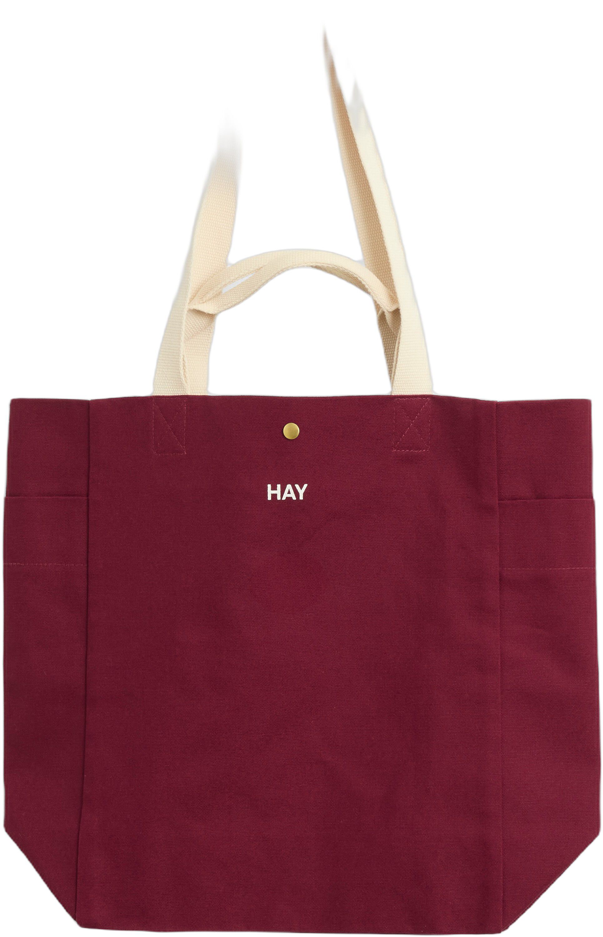 Everyday Tote Bag-Medium-Burgundy