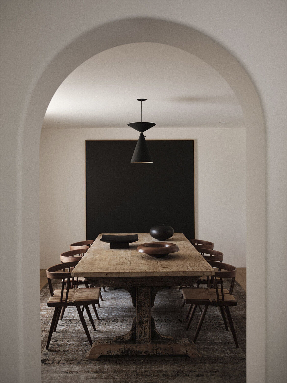 Relev&eacute; Platter, Wood, Dark Brown