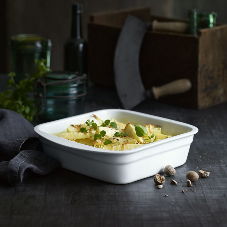 "Fat 3,5 liter Serie Originale 34 x 25 x 6,4 cm Hvit"