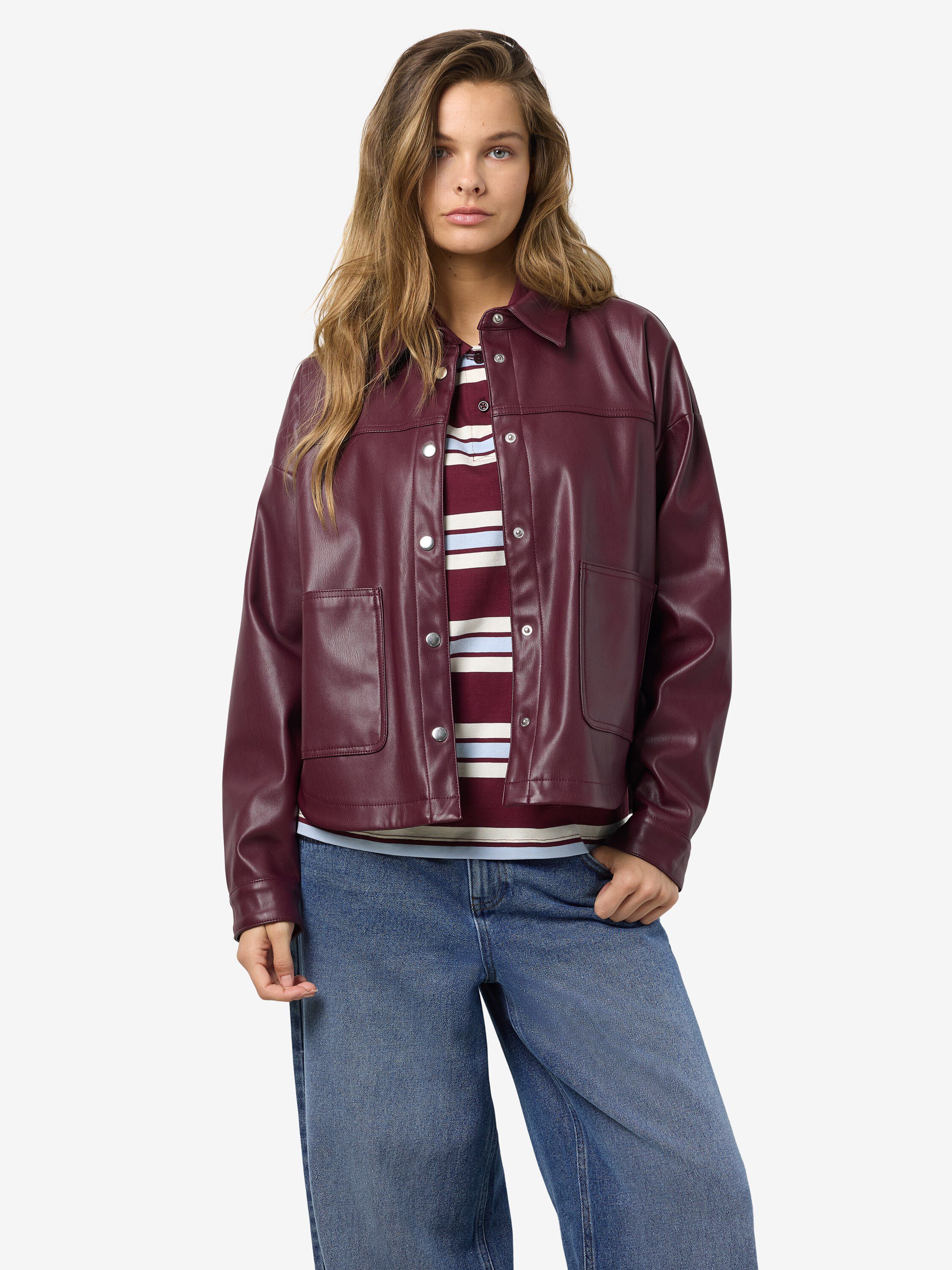 NMBETTIE LS PU SHIRT