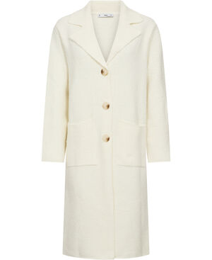 Knitted long coat