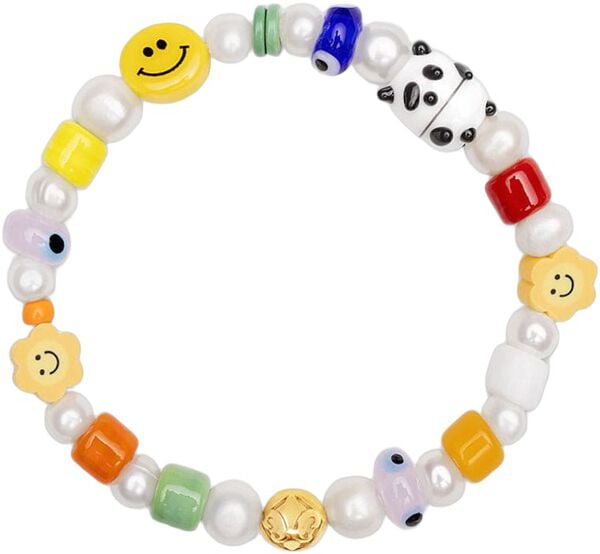 Men's Panda Pearl Bracelet