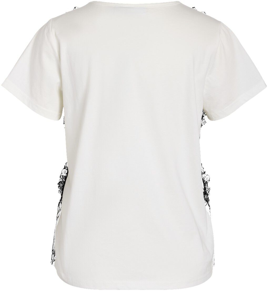 Nmsylvia Nate S/S Lace Tshirt Tnt/15