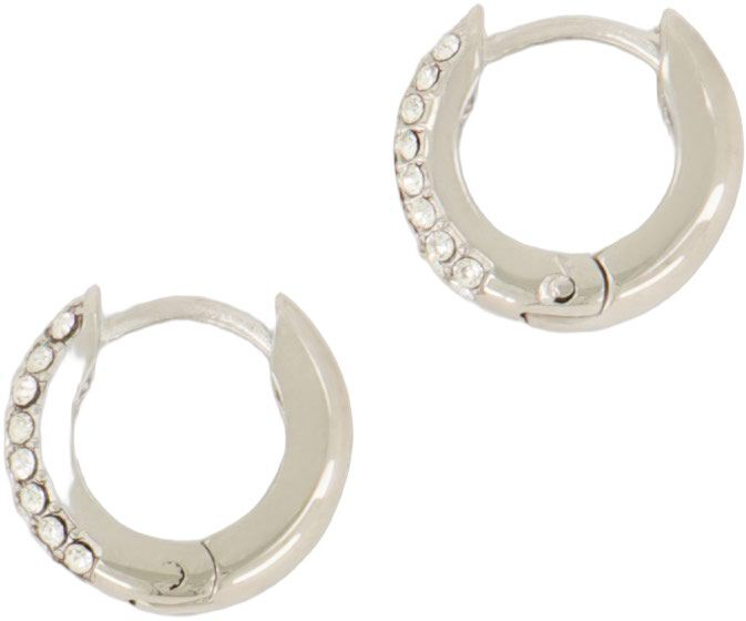 Earrings with crystals