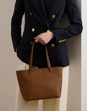 Crosshatch Leather Medium Karly Tote