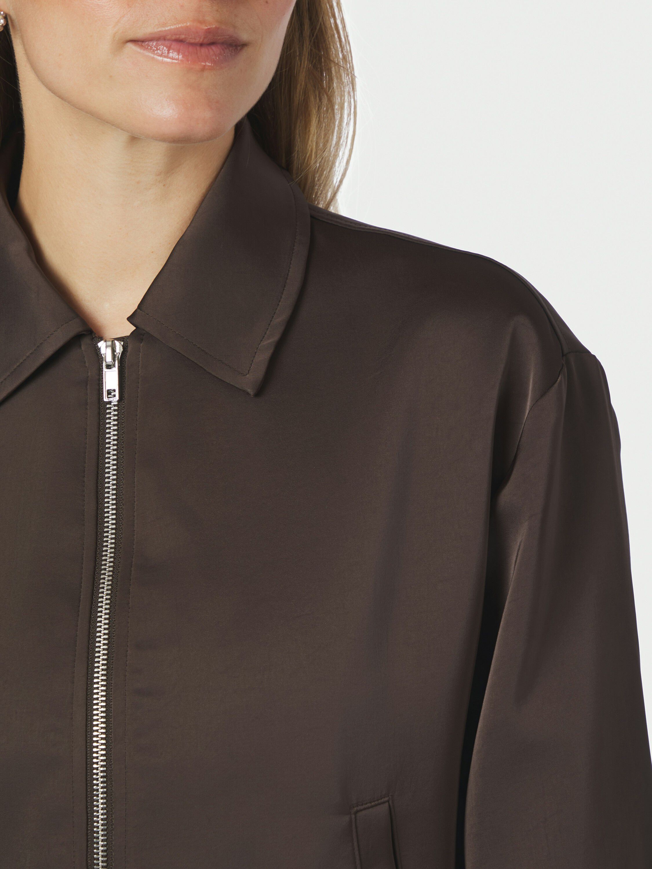 Denielle Heavy Sateen Jacket