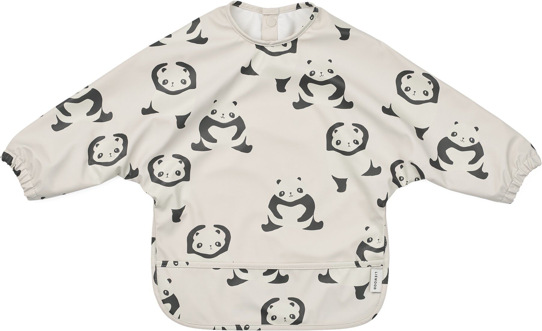 Merle Printed Cape Bib Panda / Sand