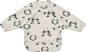 Merle Printed Cape Bib Panda / Sand