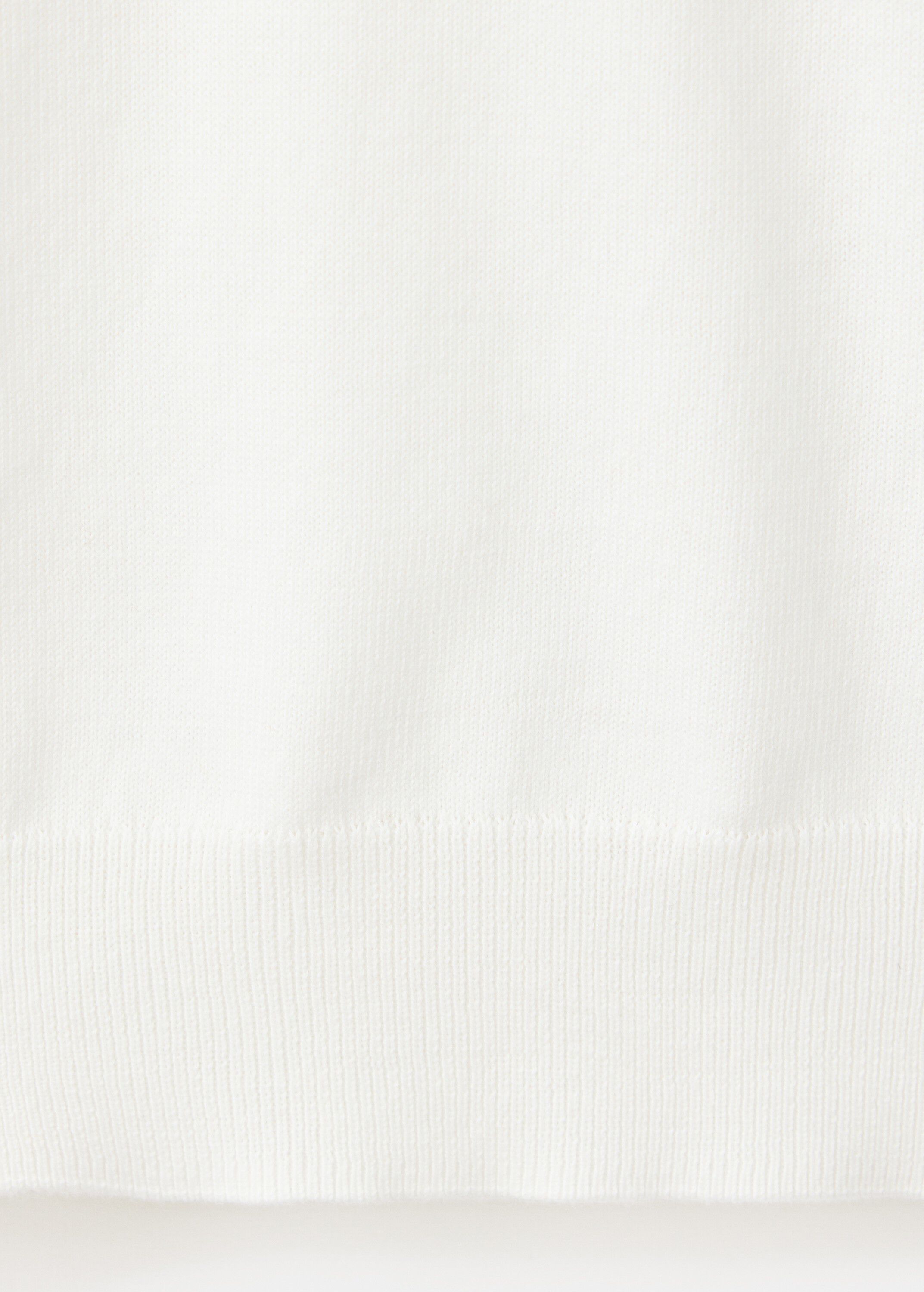 Cotton polo sweater