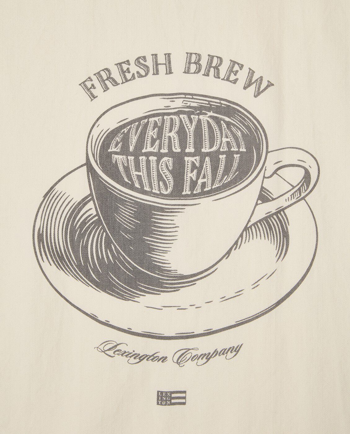 Fresh Brew Printed Org Cotton Kitchen Towel