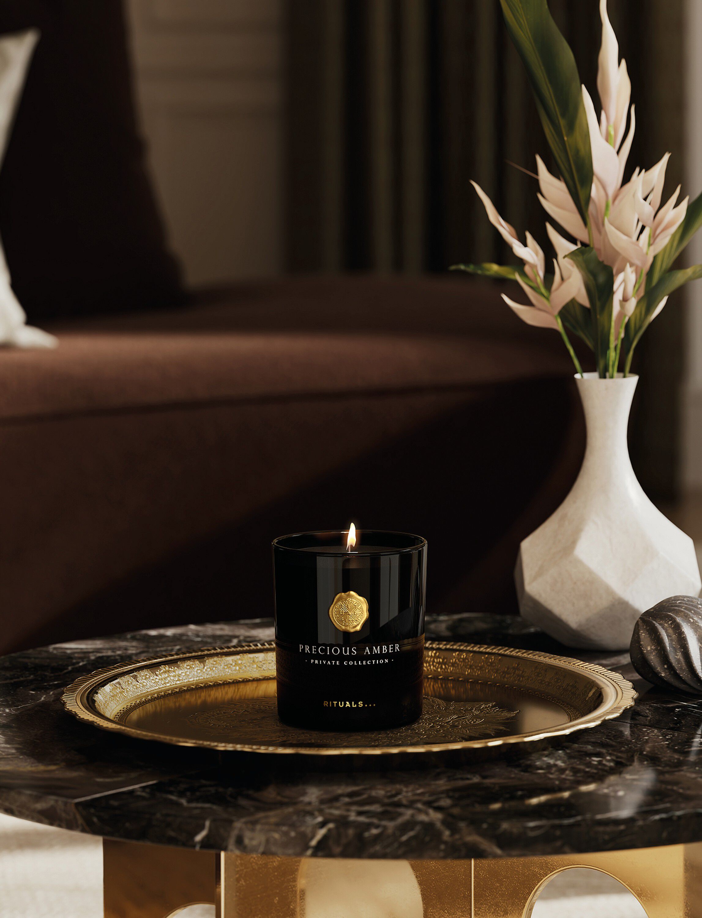 Precious Amber Scented Candle 360g