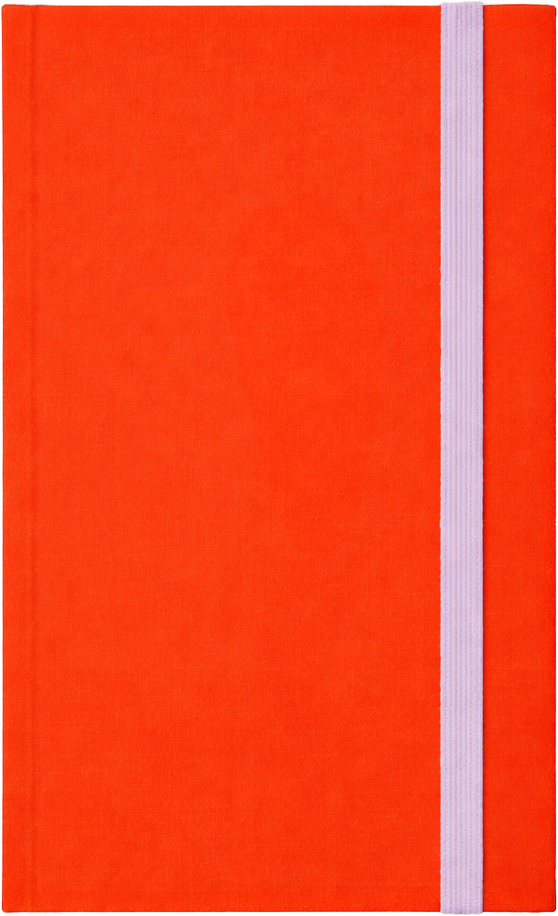 BEA, Notebook with elastic band - Small, Bright Red