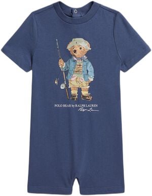 Polo Bear Cotton Jersey Shortall