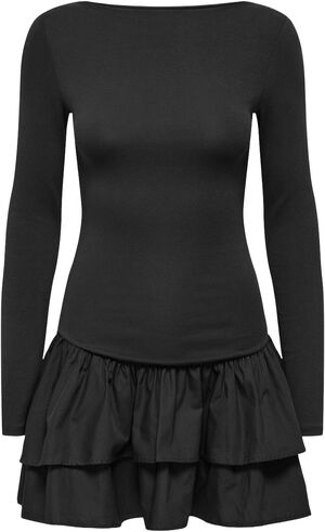 ONLVEGA L/S BOATNECK MIX DRESS BOX