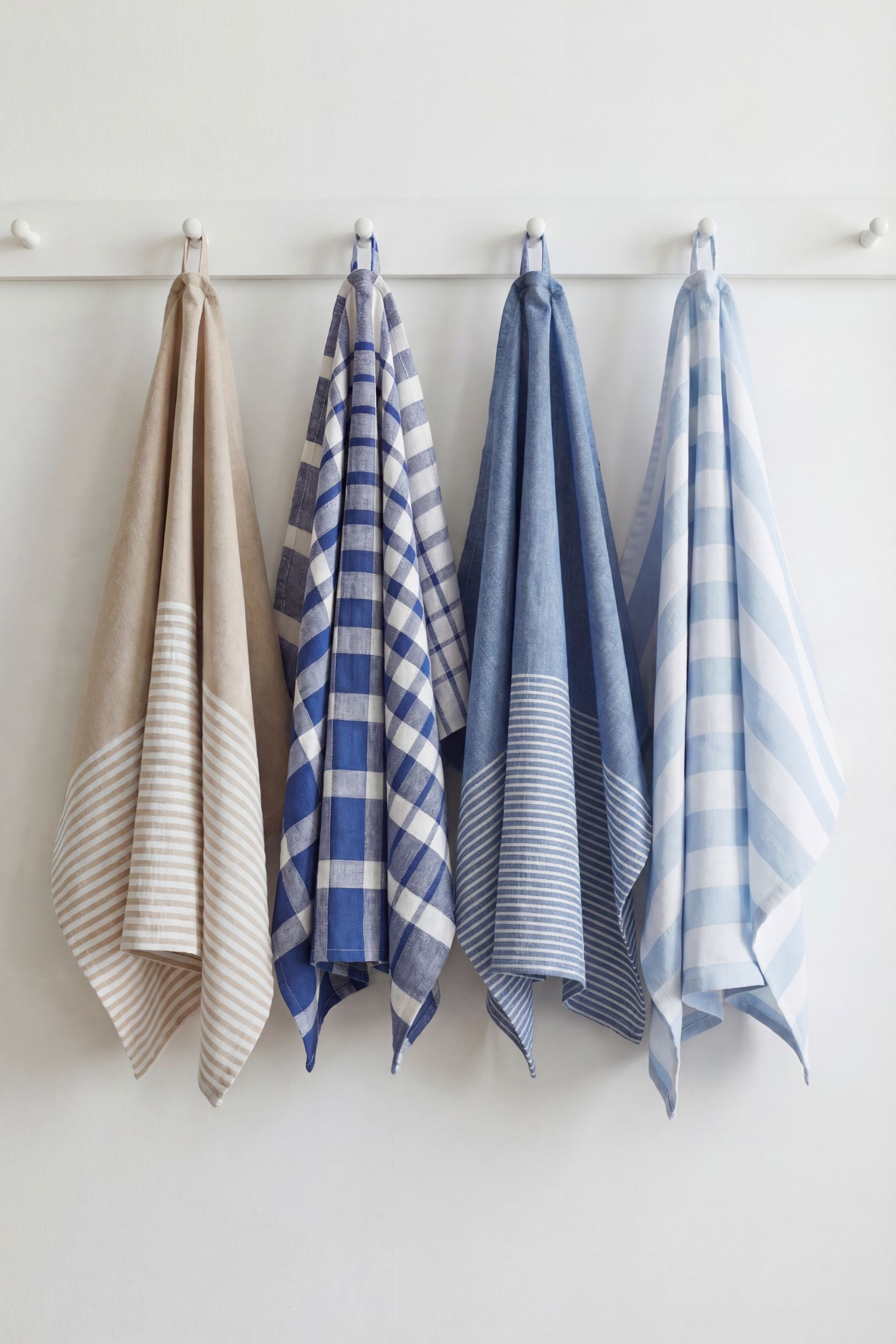 Tea Towels 50x70 cm MIX - Randig camle