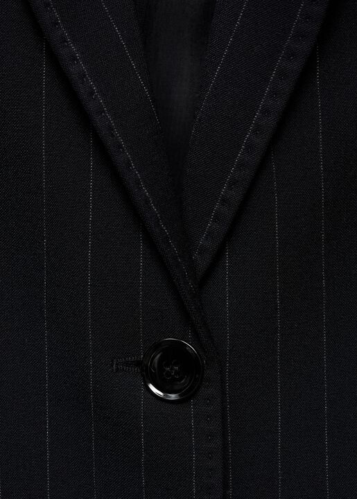 Straight-fit suit jacket