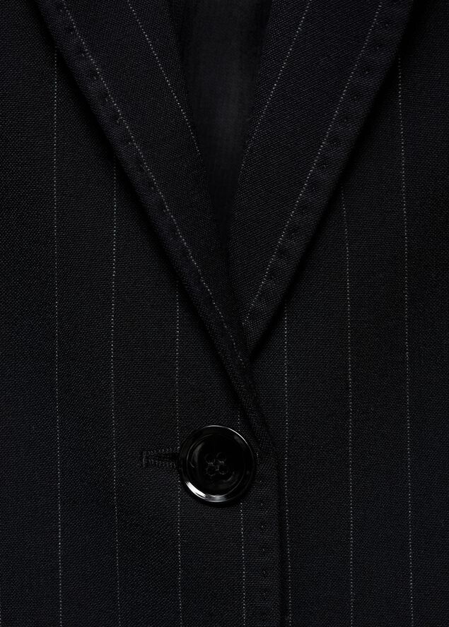Straight-fit suit jacket