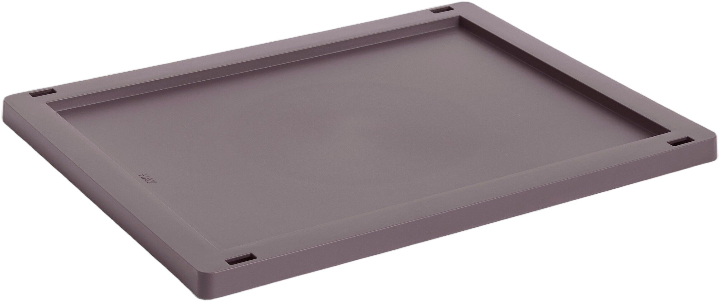 HAY Colour Crate Lid Plastic-Medium-Bordeaux