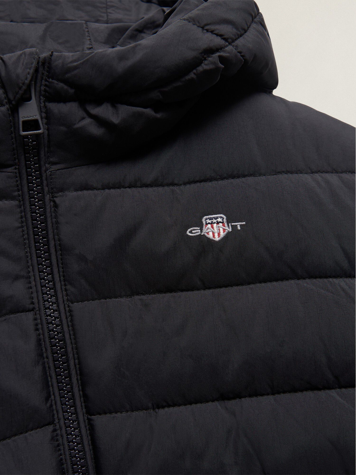 Hooded Puffer Jacket FAUX down fill