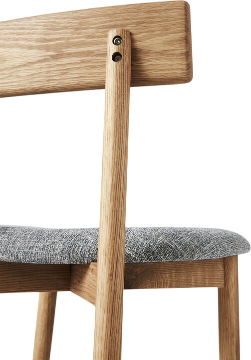 Spisebordsstol Tetra - Natur / Beton