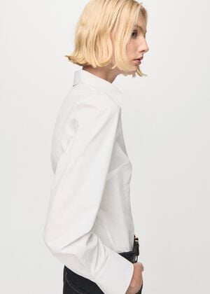Slim-fit poplin shirt
