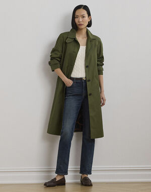 COTTON BLEND-LONG BALMACAAN 42