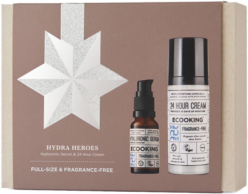 Hydra Heroes - 24H Cream & Hyaluronic Serum - Fragrance Free - Box 202