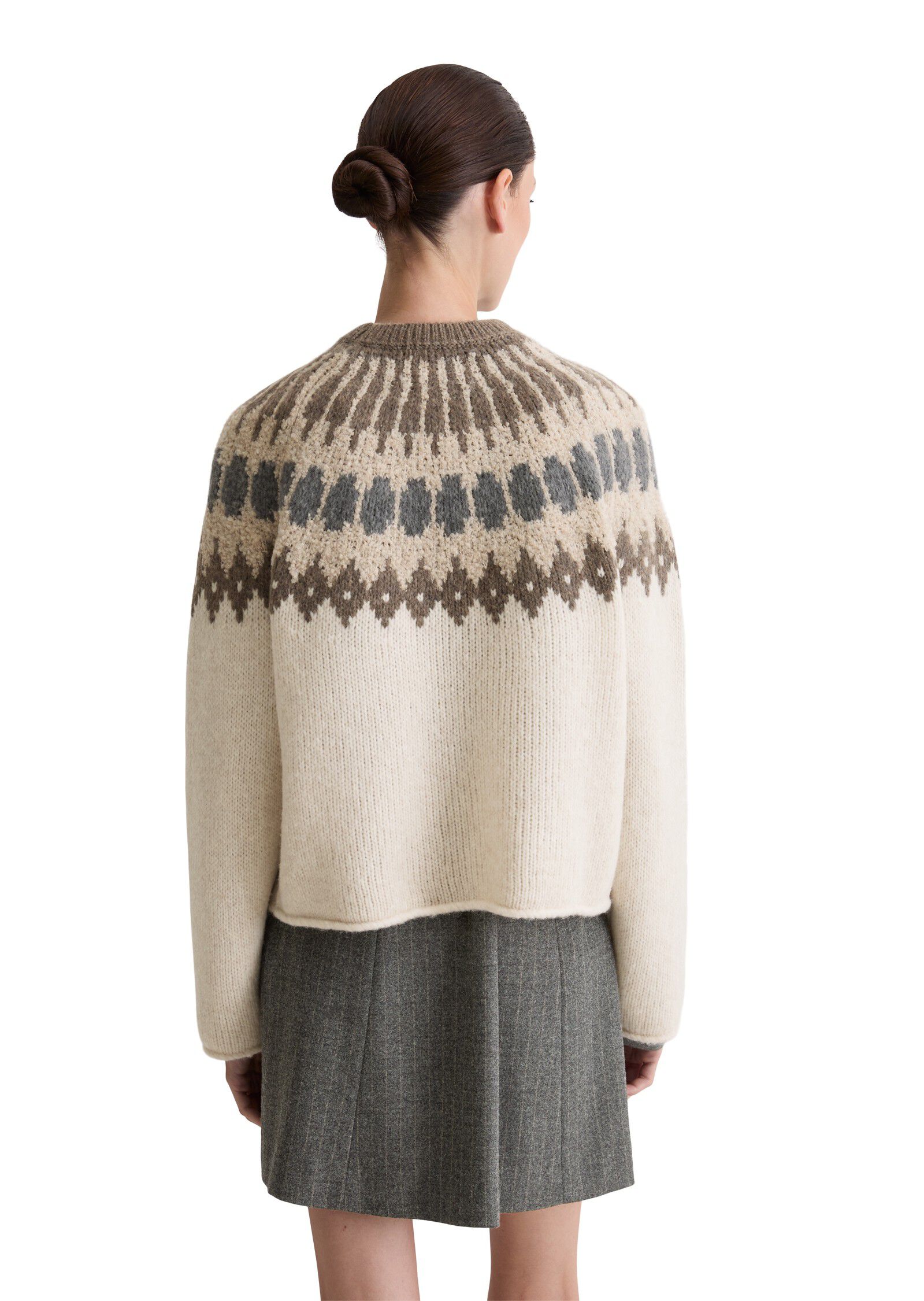 Pullover, longsleeve, round-neck, f