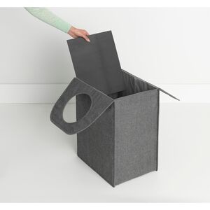 Vasket&oslash;jstaske Rektangul&aelig;r 55 ltr. - Pepper Black