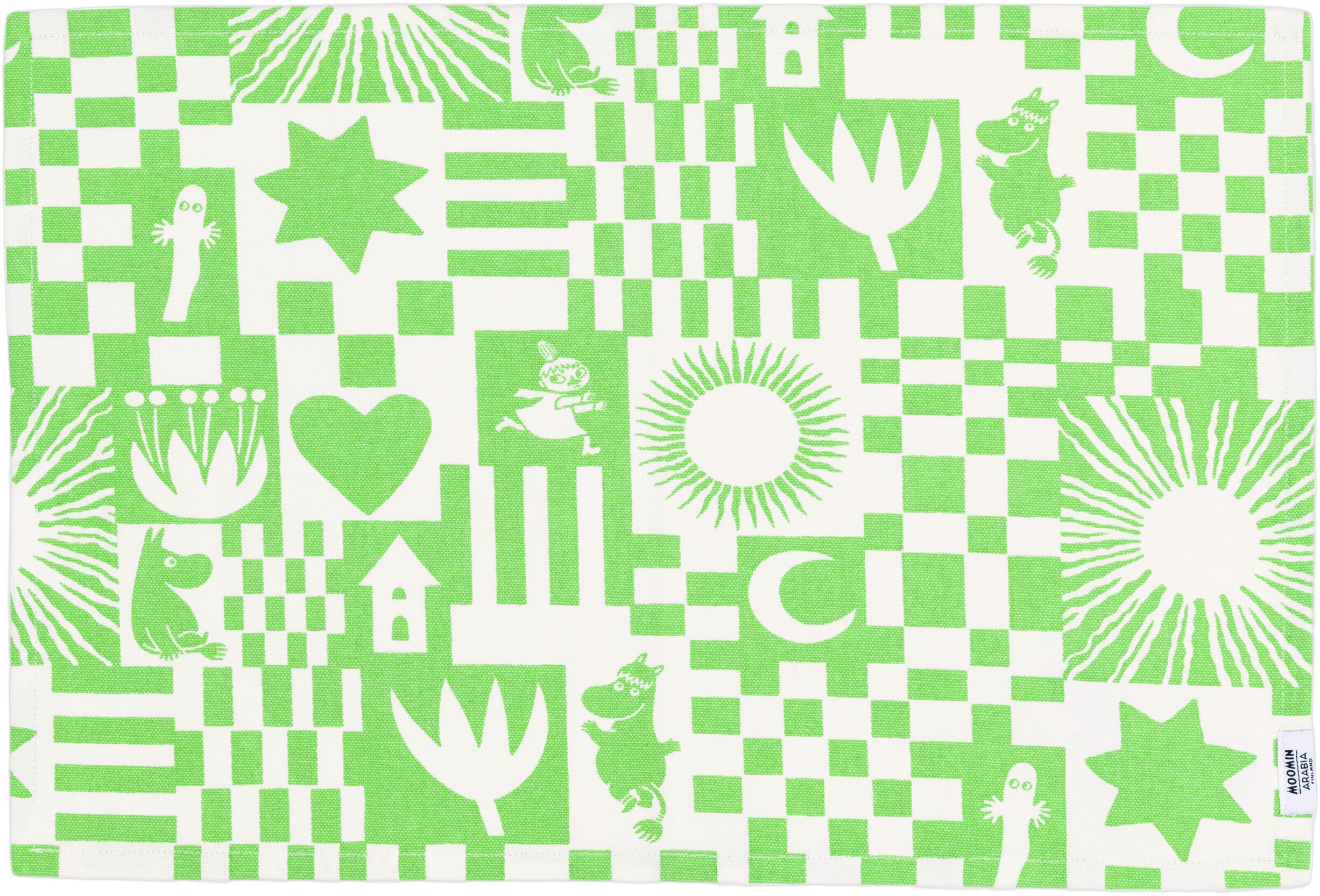 Moomin Arabia d&aelig;kkeserviet Fest gr&oslash;n